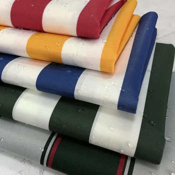 

size 1*1.5 meter yarn-dyed oxford fabric waterproof colorful Striped fabric for canopy fabric.sunshade,awning,Beach chair fabric