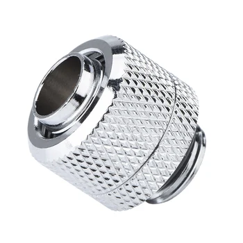 

2Pcs Flexible G1/4 Thread Tube Connector Brass Two-Touch Fitting Adapter With Silicone Ring For PC Water Cooling Accessory