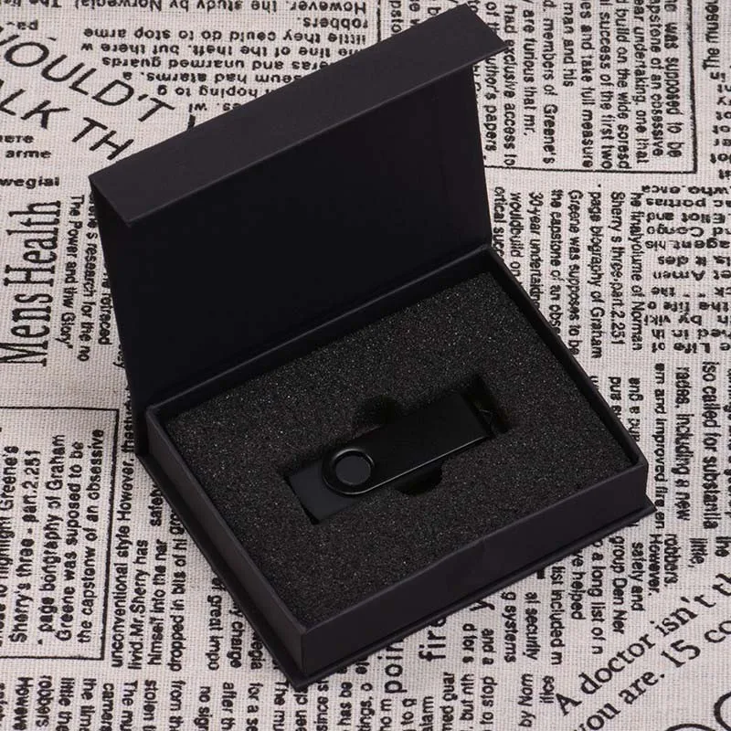 Пользовательский логотип печать белый поворотный usb 2,0 флеш-накопитель 32 ГБ 8 ГБ 16 ГБ usb флеш-накопитель memorys stick pendrive(более 10 шт. бесплатный логотип - Цвет: B