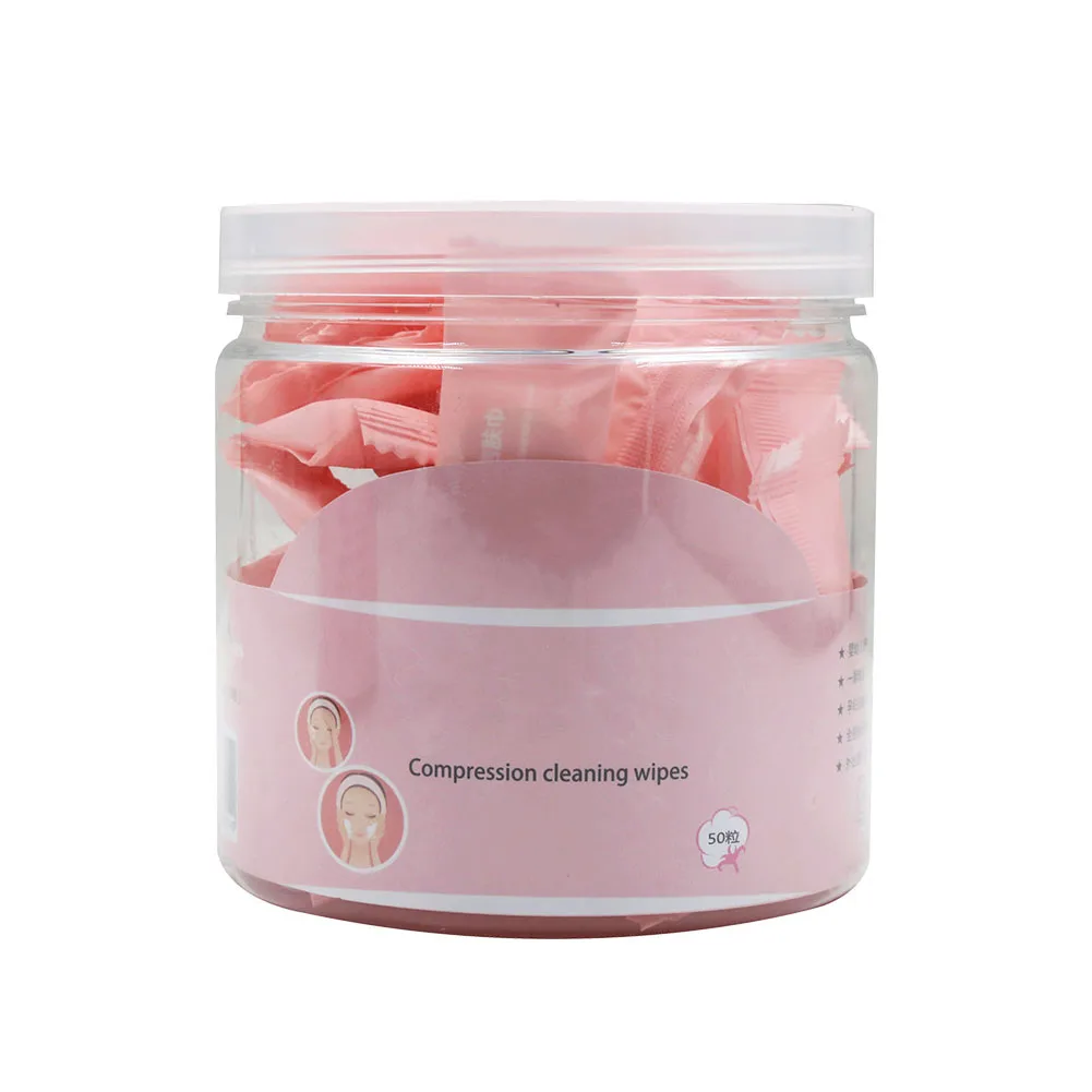 50pcs/box Disposable Compressed Towel Compact Paper Travel Portable Multifunctional Shower Outdoor Mini Bath Magic Facial Tissue