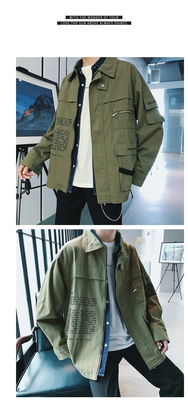 Privathinker мужской уличный стиль хип-хоп осенняя куртка пальто Мужская Корейская армейская Повседневная куртка с принтом Мужская свободная модная одежда