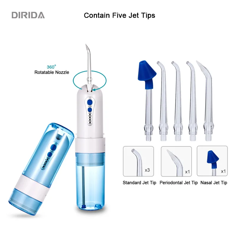 Электрический ирригатор полости рта Портативный Стоматологический Ирригатор подзарядки воды flosser струи воды 200 мл Стоматологический Ирригатор