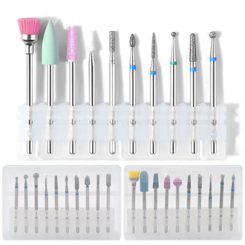 Sale Cutters Equipment-Tools Nail-Drill-Bits-Kits Manicure Diamond Carbide Milling for 10pcs GmJmyr39z