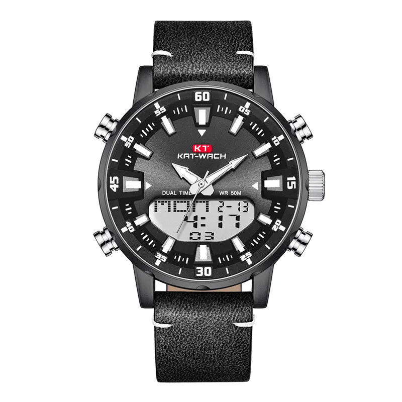 2021 Gold Wrist Watch Men Top Brand Waterproof Sports Digital Watches LED Steel Military Quartz Watch For Men Wristwatch Relogio 