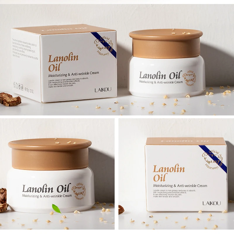 Laikou Lanolin масляный увлажнитель для лица увлажняющий крем удаления морщин дневной
