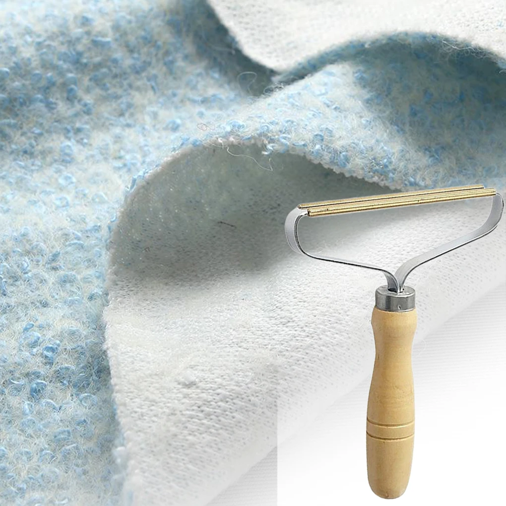 Portable Lint Remover Clothes Fuzz Fabric Shaver Brush Tool Power-Free Fluff Removing Roller for Sweater Woven Coat