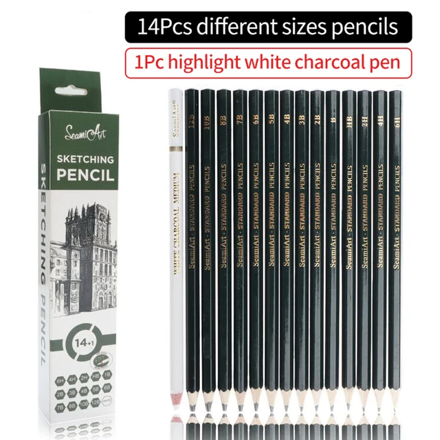 Sketch Pencils Hb 2b 4b 6b 8b 10b  Professional Drawing Pencil Set - 14pcs/ set - Aliexpress