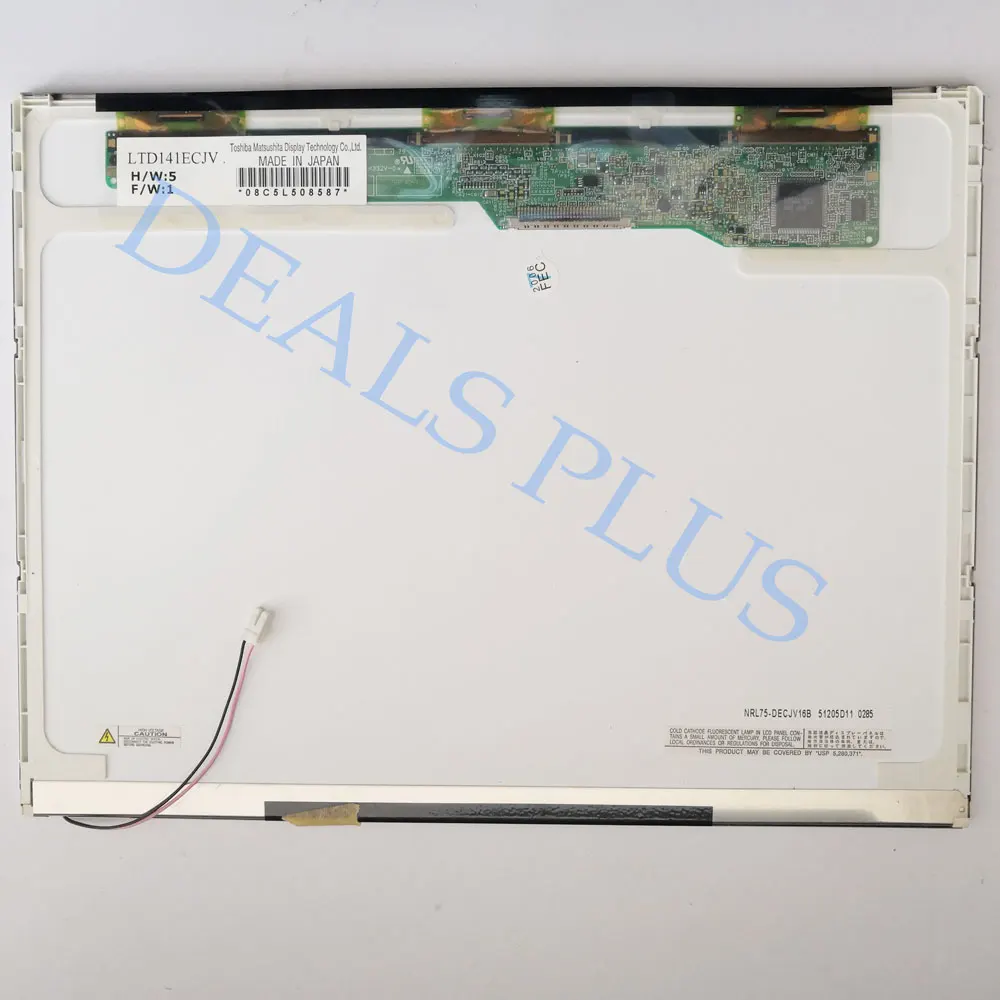 

Replacement LCD Display Screen LTD141ECJV 30Pin 14.1 INCH