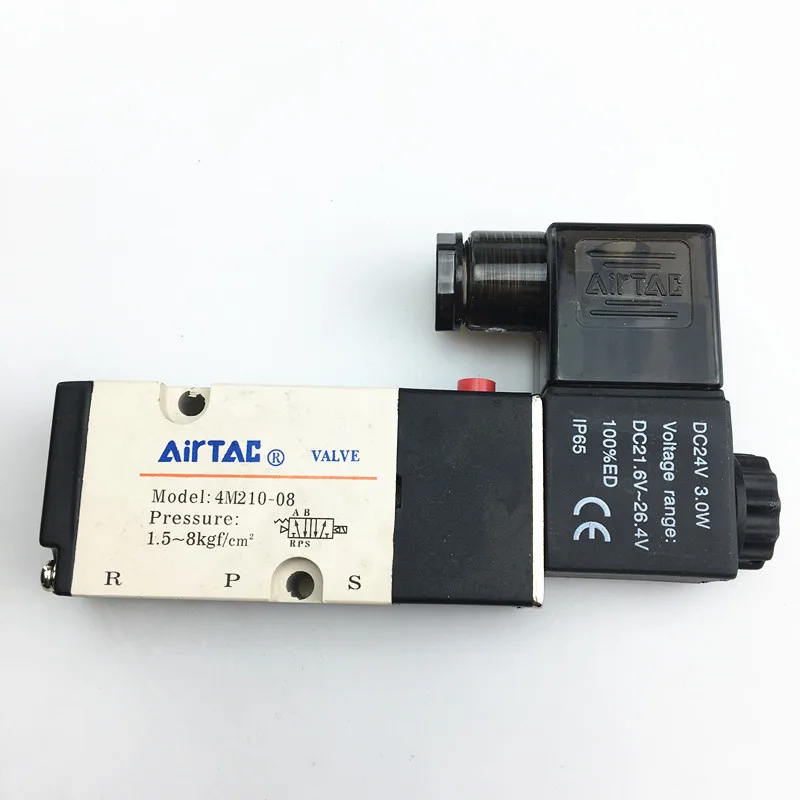 4M210-06 4M210-08 AIRTAC два положения пять способ соленоида пневматический клапан детали пневматические инструменты 4 М серии