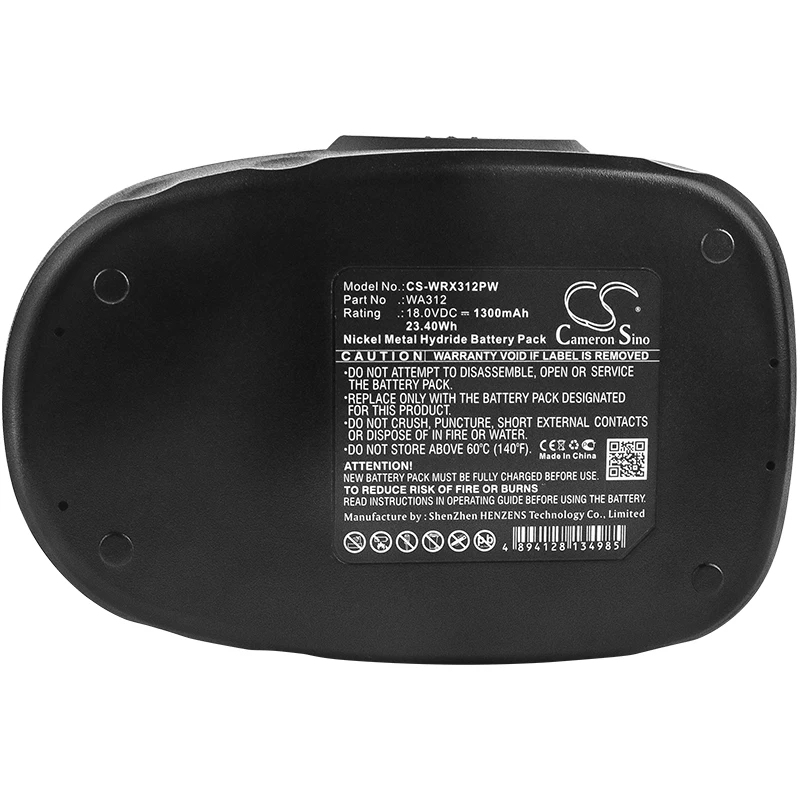 Cameron sino 1300 мА/ч, Батарея для Worx-WG150s WG152 WG250 WG541 WG900 WG901, WA312