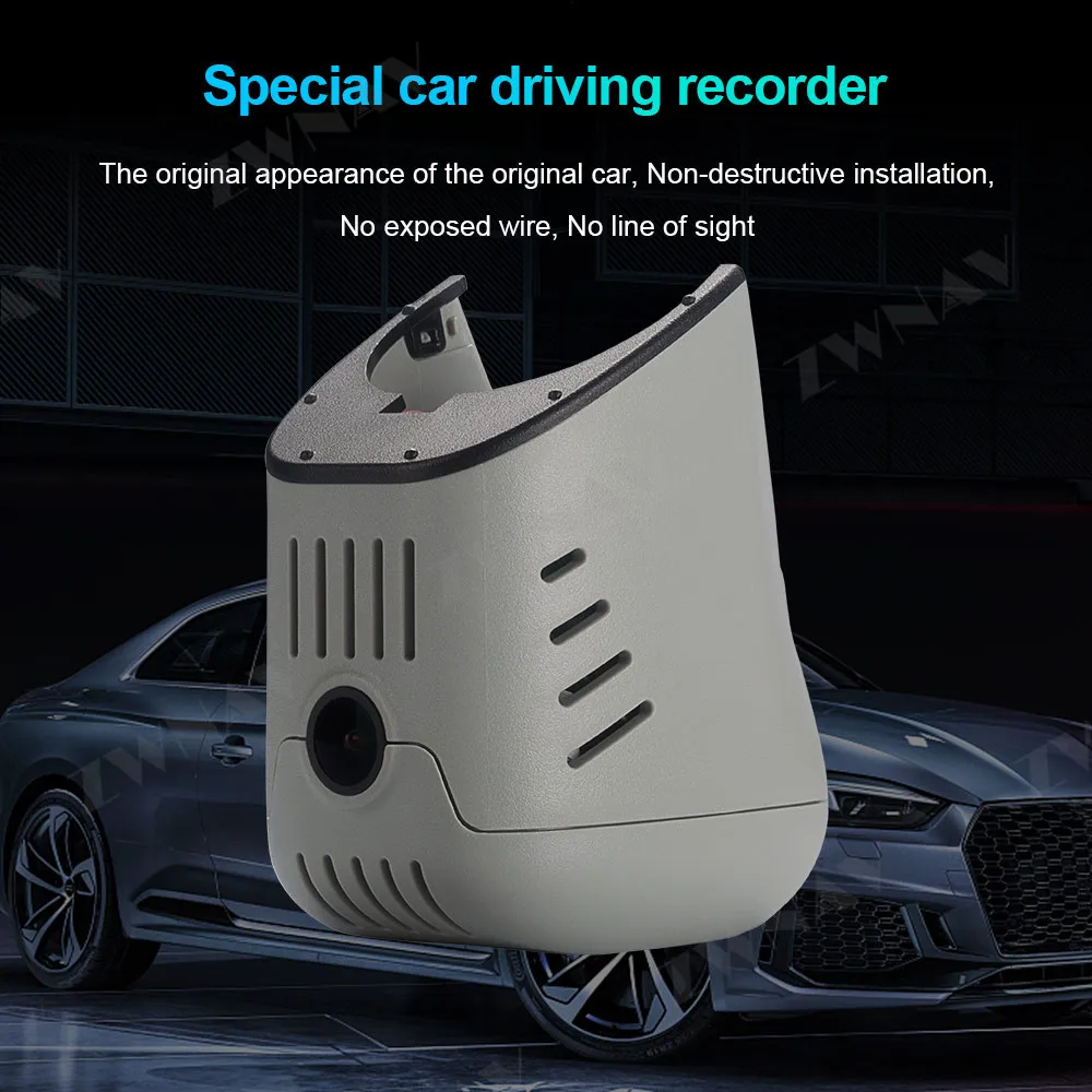 Скрытый HD рекордер для вождения, предназначенный для Audi, старая версия DVR, видеорегистратор, автомобильная фронтальная камера, WIfi