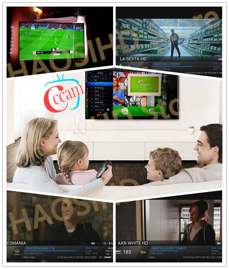 Oscam Cline Польша Clines Испания Ccam Германия для Португалия DVB S2 Enigma2 рецептор Cyfrowy Polsat Hotbird Movistar Cccams сервер