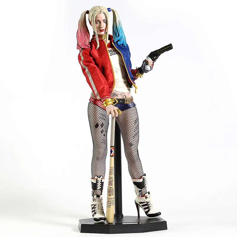 

Suicide Squad Harley Quinn 1/4 Scale PVC Figure Big Size Model Toy Real Clothes