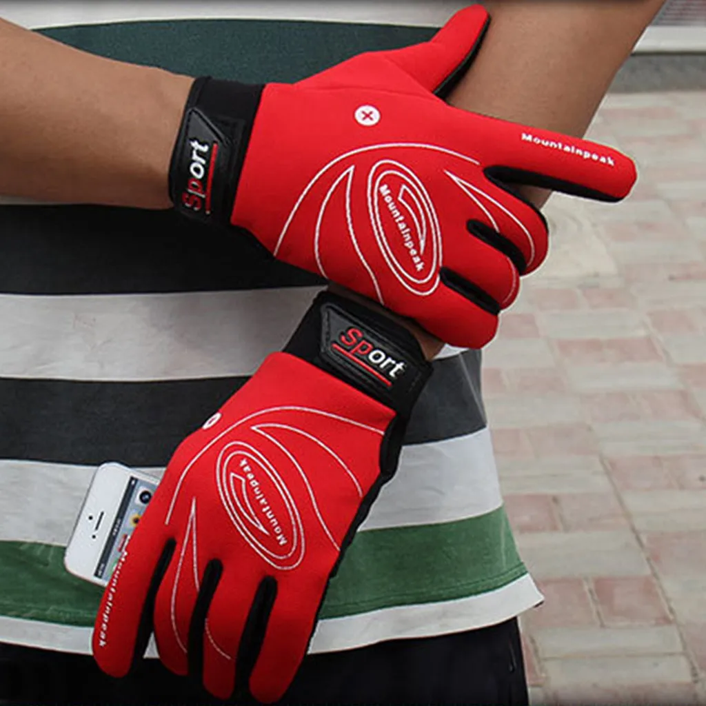 Мужские и женские спортивные перчатки MTB велосипедные перчатки горный велосипед фитнес полный палец перчатки для велосипеда мотогонок перчатки