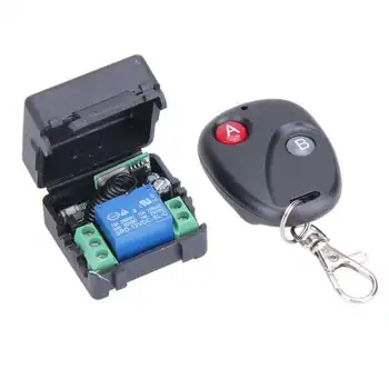 

Universal Wireless Remote Control Switch DC 12V 10A 433mhz Telecomando Transmitter With Receiver For Anti-Theft Alarm System