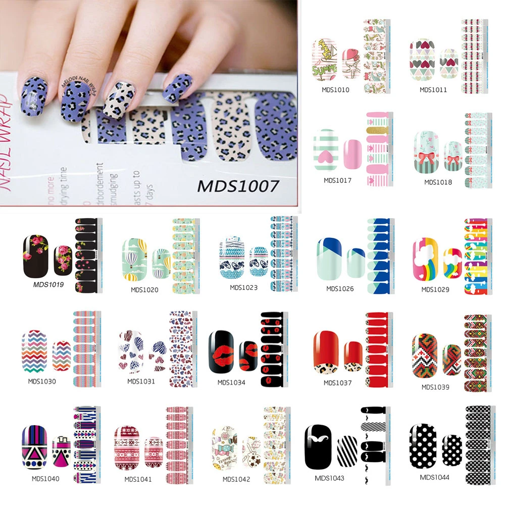 Sticker Nail Wraps Nail Polish Strips - sawitwatch.or.id