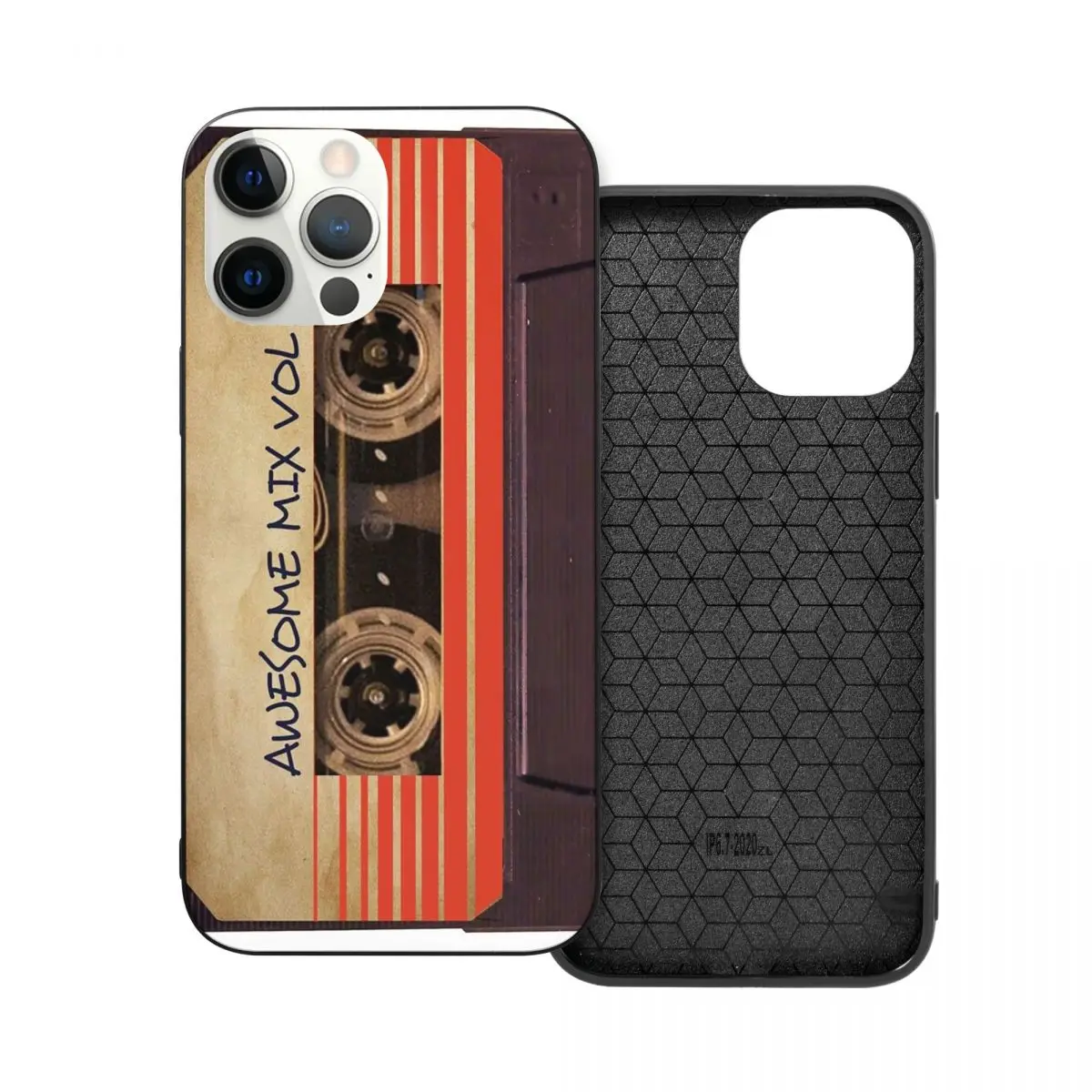 Awesome Mix Vol. 1 PC Glass TPU Phone Case for iPhone 12 11 Xs Xr X Pro Max Mini 7 8 Se2 Plus 6 6S | Мобильные телефоны и