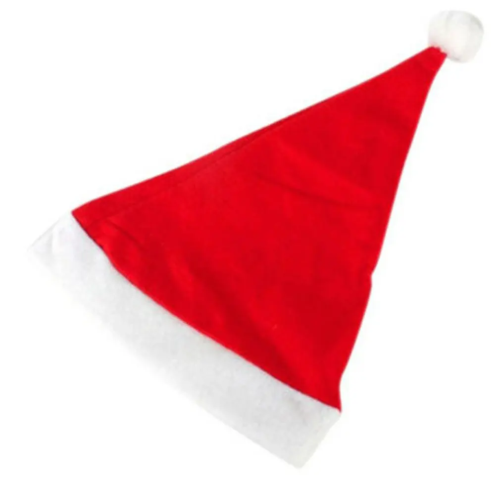 Christmas Hat Adults Kids Christmas New Year Thick Decorations For Home Xmas Santa Claus Gifts Decor Xmas New Year Winter Caps