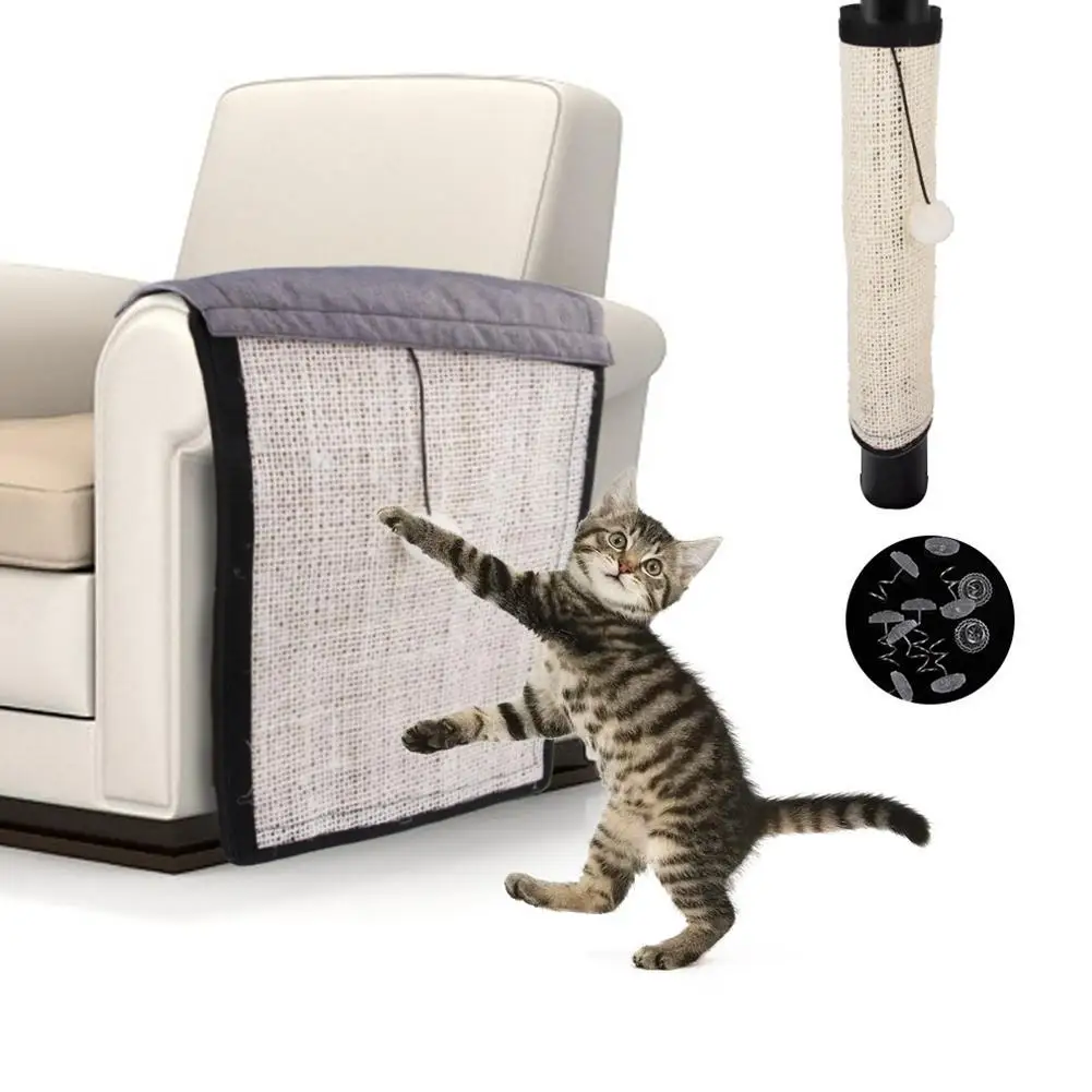 

Pet Cat Sisal Scratch Board Sofa Protective Mat Toy