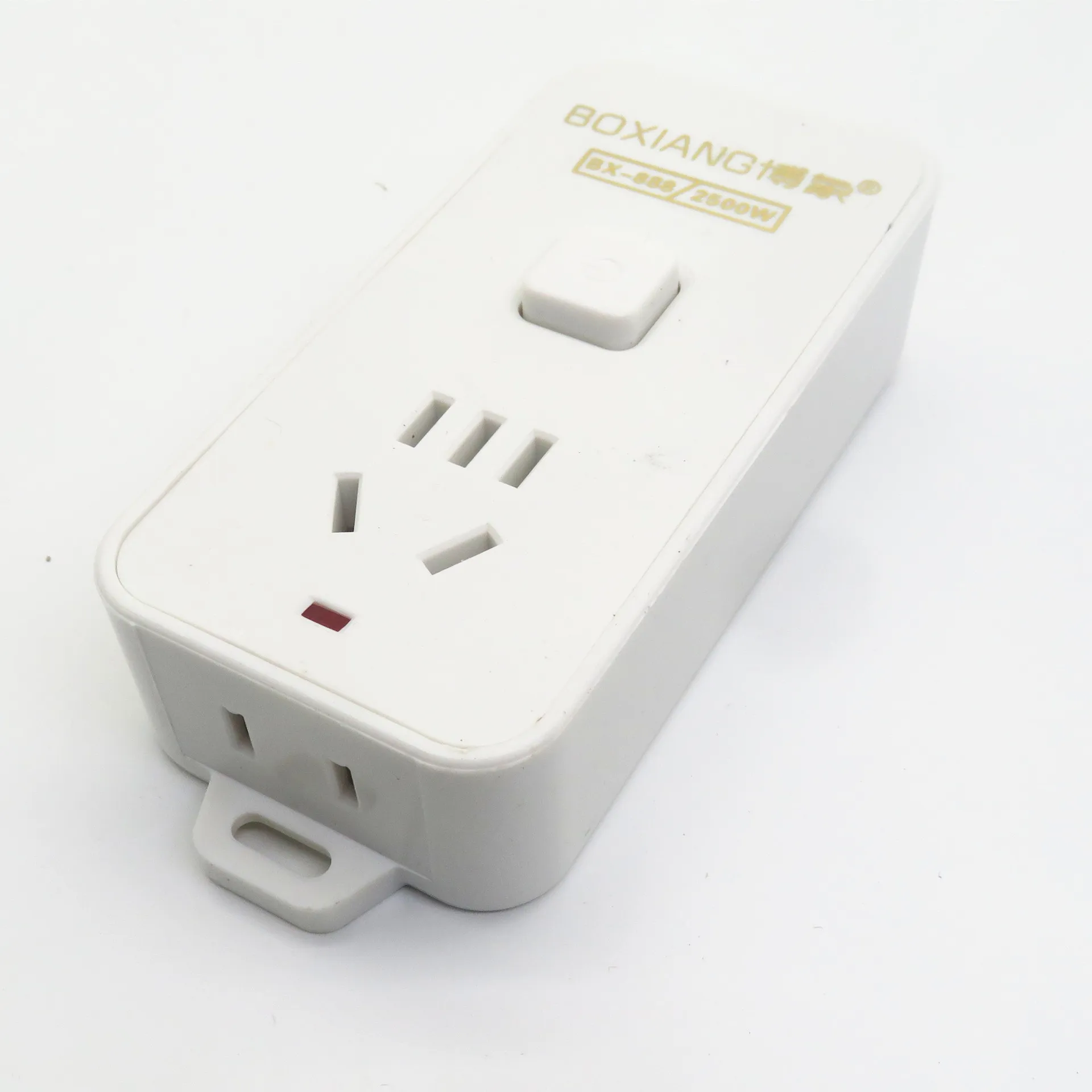Manufacturers Direct Selling bo xiang 7-Hole with Switch Socket Power 2500W Compact Power Supply Wiring Board Adapter