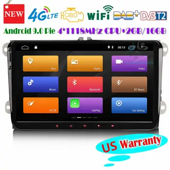 

9 Inch Android 9.0 Car Radio Multimedia Player Bluetooth WIFI GPS Navigation for VW T5 Caravelle Vento Magotan Tiguan Polo Jetta