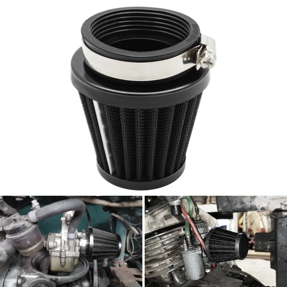 

35 38 42 45 50 55 58mm Motorcycle Carburetor Air Filter Intake Pipe Mushroom Head For KOSO MIKUNI OKO KEIHI Carburetor
