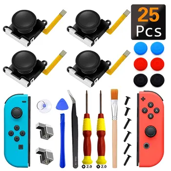 

for Nintendo Switch 25 in 1 Disassemble Tools Set Re-Install Fixment Tools Kit Replacement Tools Combo