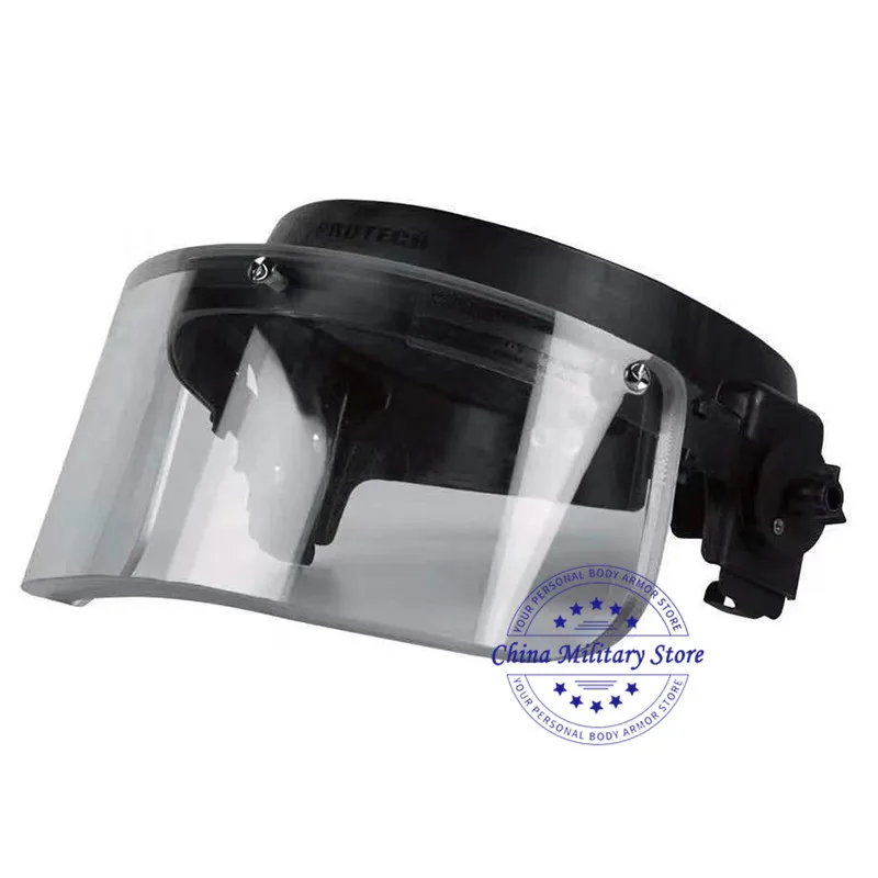 NIJ IIIA protección facial casco militar a prueba de balas visera para PASGT, MICH, casco balístico rápido