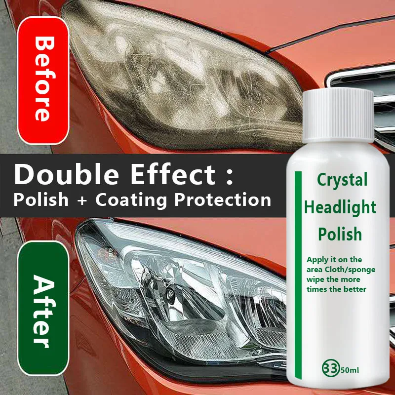 50ML Car Headlight Cleaning Repairing Fluid Repair Refurbishment Fluid