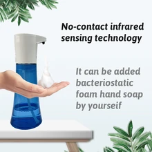 

USB Charging Automatic Soap Dispenser Smart Sensor Liquid Soap Dispensers Auto Foam Dispenser Touchless Hand Sanitizer Dispenser