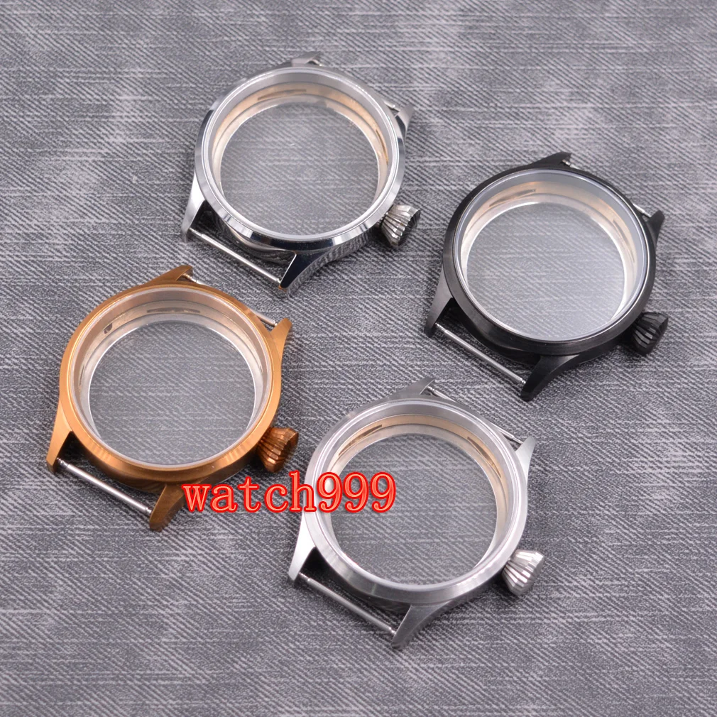 Cassa Dell'Orologio Adatta Per Eta Unitas 6497/6498 Movimento Cassa In Acciaio Inossidabile 316 Vetro Zaffiro 43Mm Cassa Dell'Orologio Da Uomo