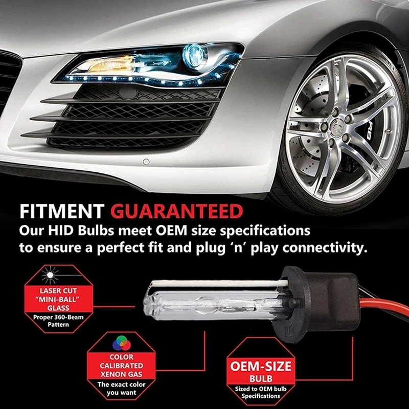 HID  Ʈ , H11 H8 H7 H3 H1 9006 9005 HB3 HB4 ȭƮ  ũ ׸  4300K 6000K 8000K  Ȱ, 2x35W