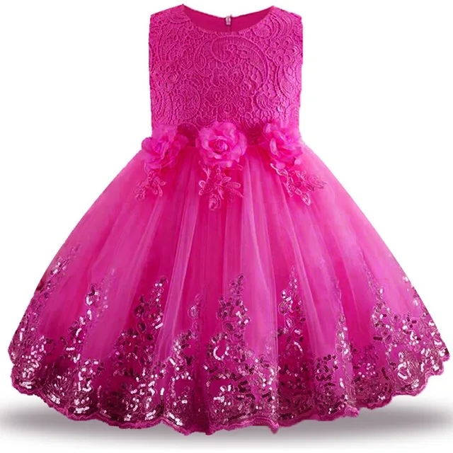 Коллекция года, зимнее платье с цветочным рисунком для маленьких девочек Детские платья на свадьбу для девочек, платье принцессы Одежда для детей, костюм, одежда 12 - Цвет: Mei Red