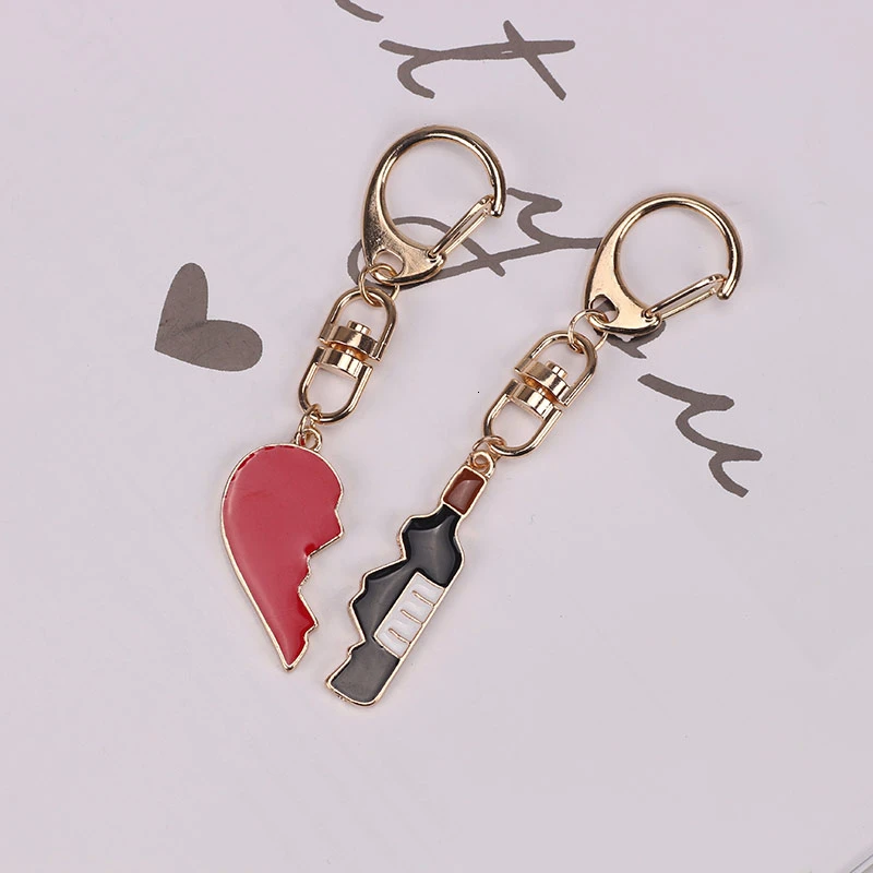 Fashion Best Friends | Keychain Best Friend Heart - Diy Keychain Girl - Aliexpress