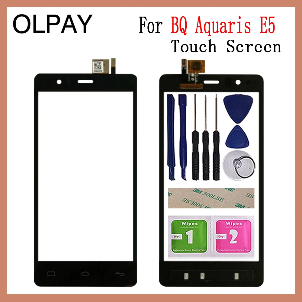 OLPAY для BQ Aquaris E5 4G HD FHD сенсорный экран дигитайзер для BQ Aquaris E6 FHD Сенсорная панель Сенсорный экран сенсор переднее стекло