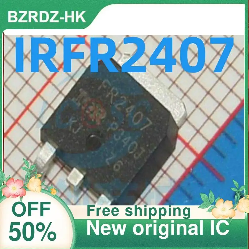 

10 шт. IRFR2407TR IRFR2407TR IRFR2407TRPBF TO-252-3 N278073; 75 в/42A
