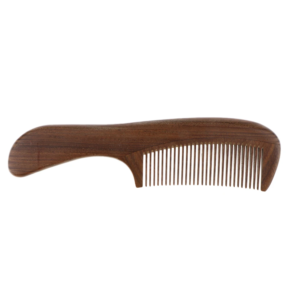 Professional Hair Care Comb Detangling Wood Comb Hairbrush Handmade Green Sandalwood Wooden Comb Vintage Style