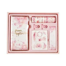 2020 新スパイラルフラミンゴスペース弾丸ジャーナル日記ハンドブックセット旅行ノートブックプランナーステッカーテープで美しいアジェンダ(China)