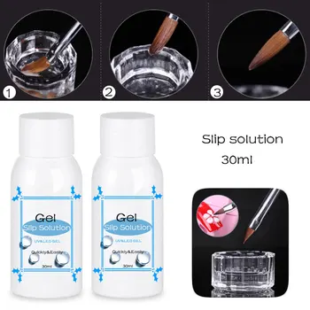 

30ml UV Poly gel Quick Builder Nail Gel Nail Liquid Slip Solution Painless Acrylic Nail Art Extension Manicure Tools fake nails