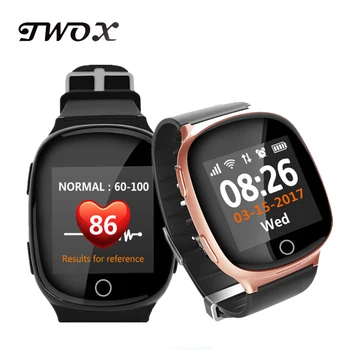 

2018 D100 Elderly Smart Watch GPS+LBS+WIFI Positioning Anti-lost Heart Rate Sports Tracker Fall Alarm SOS Wristwatch PK T58 D99