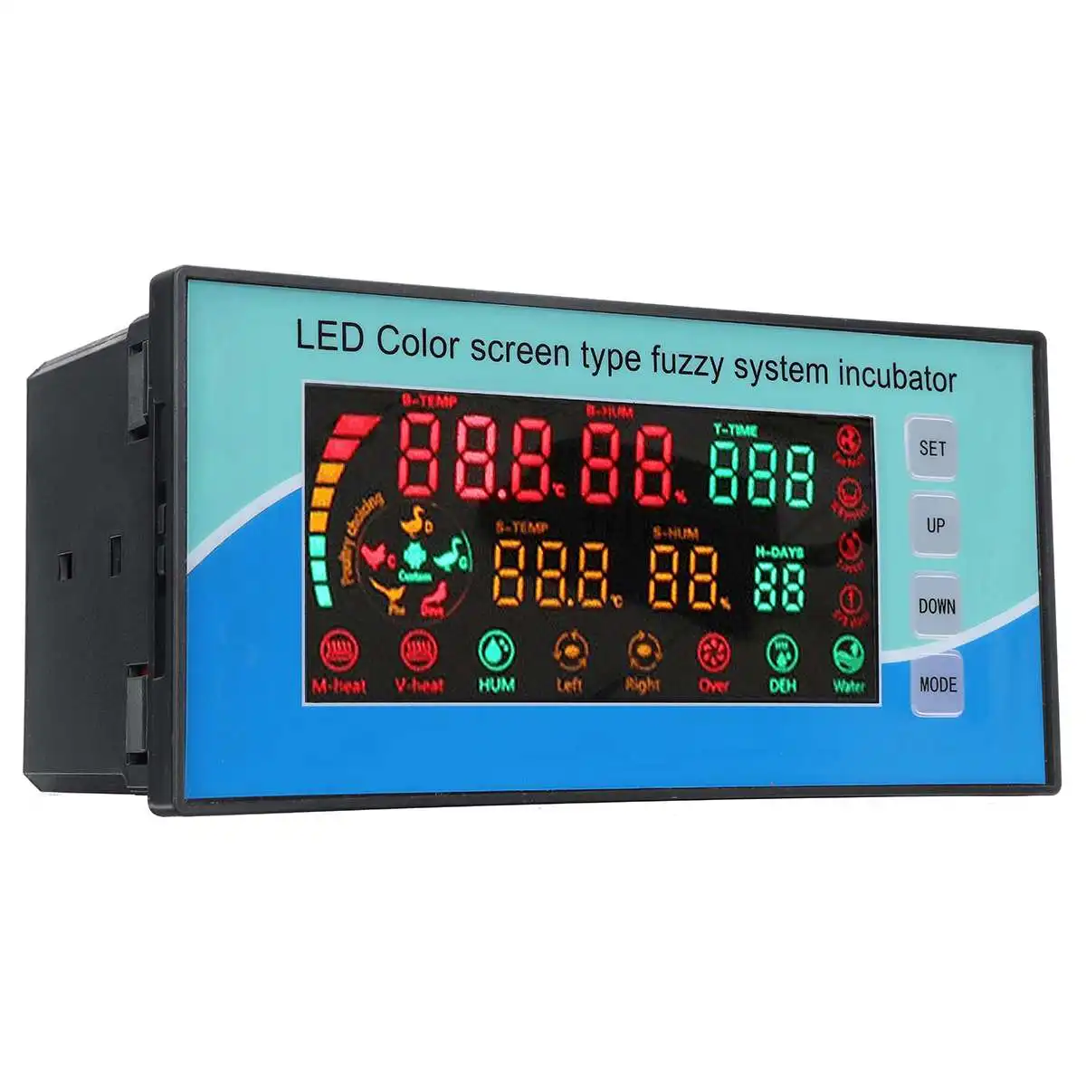 220V LCD Full Automatic Incubator Controller Hatcher Temperature Controller With Humidity Sensor Probe