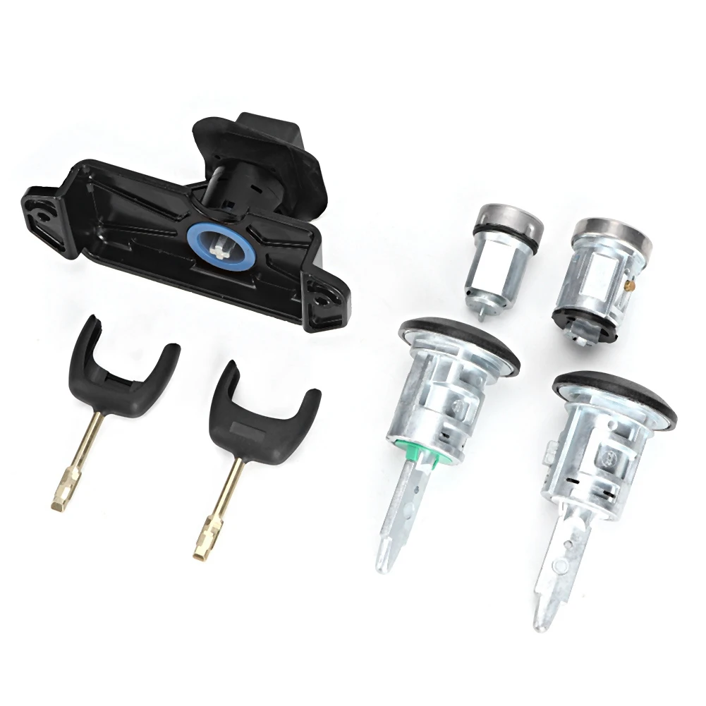7Pcs Complete Door Lock Set With Keys Fit For Ford Transit MK7 2006