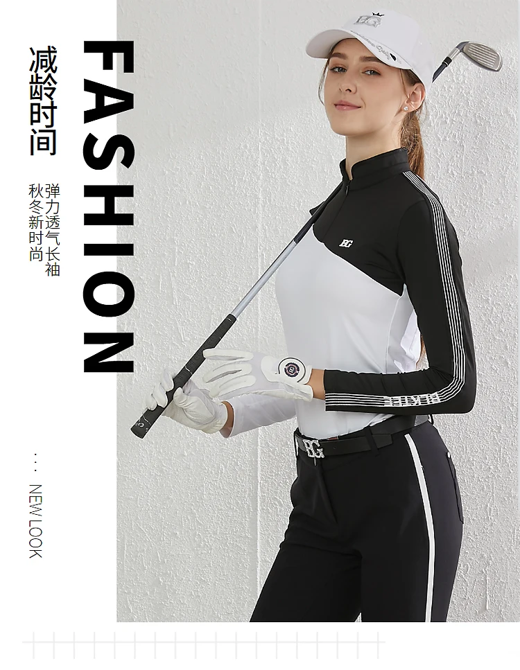 Blktee Golf Женская рубашка BG19062 Новая цветная женская спортивная одежда