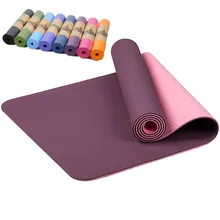 Aidenkid beginner 6 mm thick green non-toxic and tasteless TPE fitness yoga mat home non-slip dance practice mat 183cm*61cm