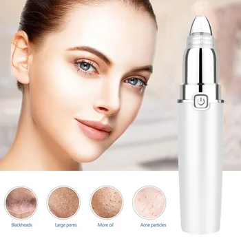 

Lipstick blackhead Remover instrument Acne Point removing apparatus Face Cleaner Beauty Tool with 4 treatment heads