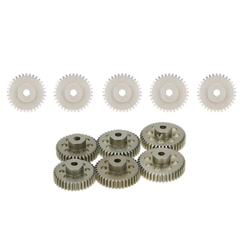 

11Pcs 48DP 3.175mm 36T 37T 38T 39T 40T 41T/31T 32T 33T 34T 35T Pinion Motor Gear Combo Set for RC Car Brushed Brushless Motor