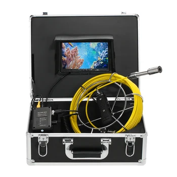 

Lixada 20M Drain Pipe Sewer Inspection Camera IP68 Fishing Camera 7" LCD Monitor 12 LEDs Night Vision Pesca Fishing Finder