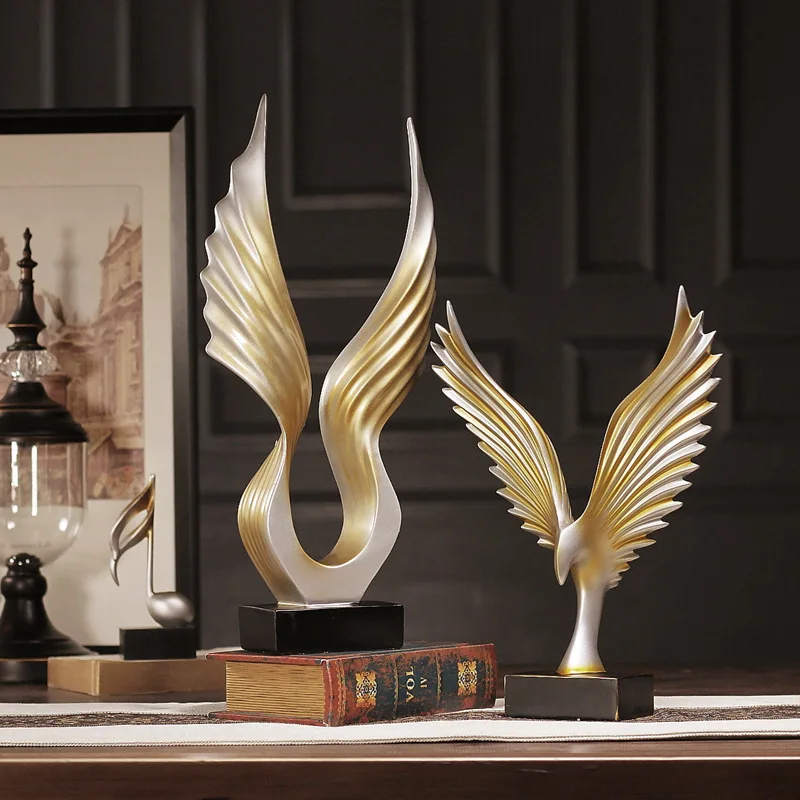 

home decoration accessories dapeng wing spreading resin handicraft gift of the hotel's office simple creative art