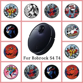 

Provide Customized Custom Cartoon Sticker for xiaomi Roborock S4 T4 Robot Robotic Vacuum Cleaner Skin Spare Parts Accessories