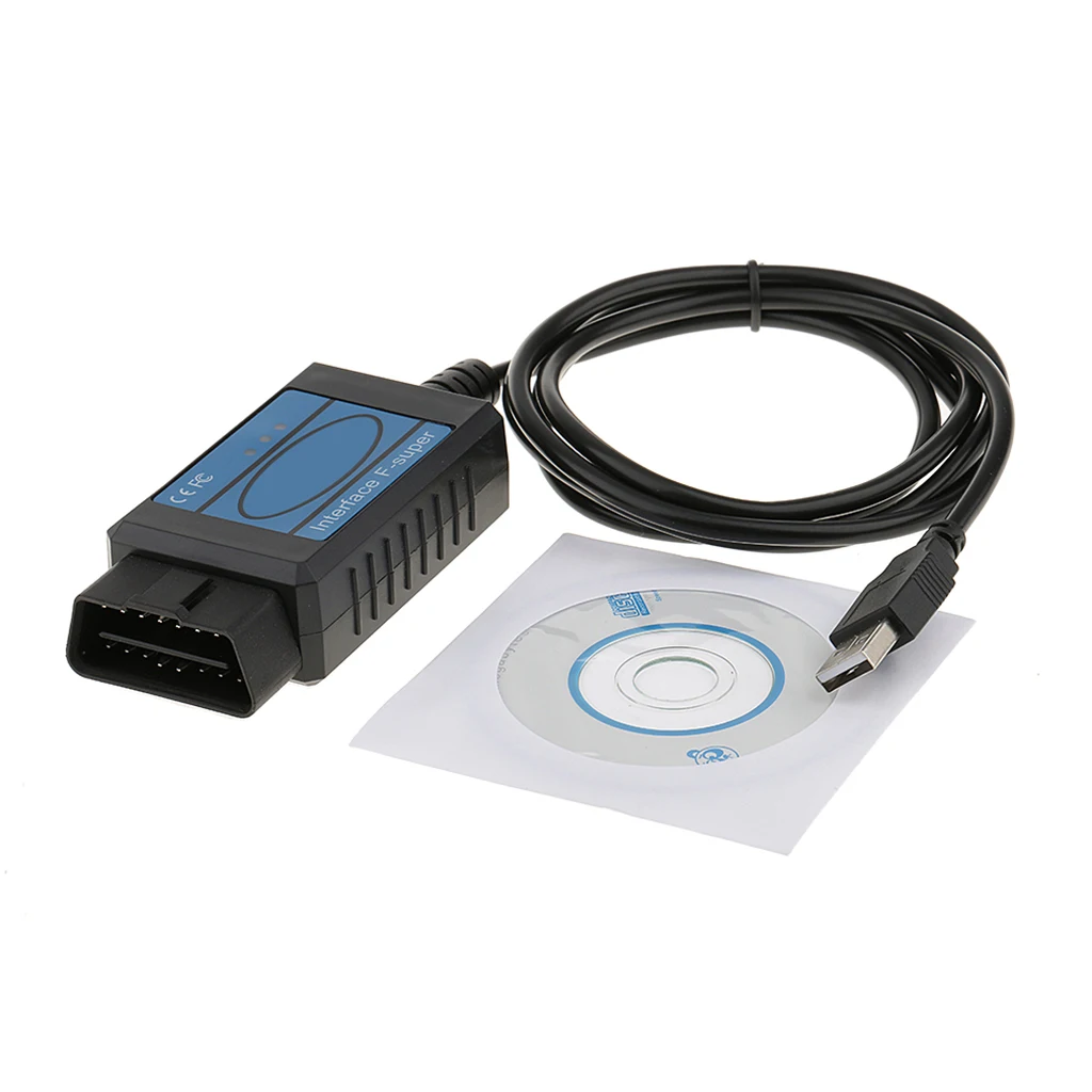 OBDII OBD2 EOBD USB диагностический сканер инструмент кабель для Fiat Alfa Romeo Lancia